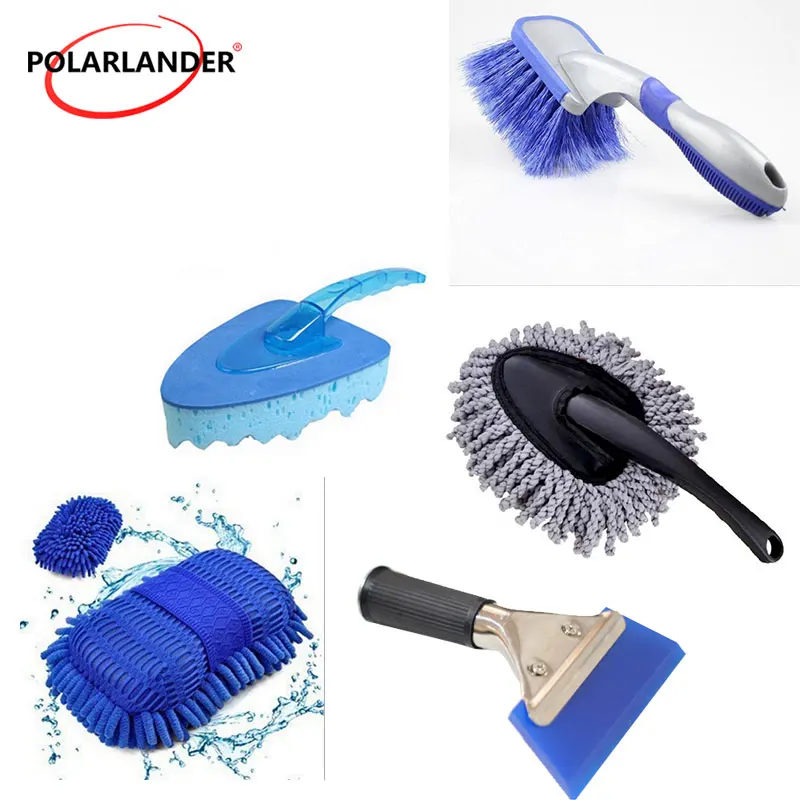 Car Wash Ordinary Cleaning Beauty Brush Kit with High-Pressure Water Power Brush Scraper Brush Cleaning Absorbent Sponge 5 Pcs
Car Wash Ordinary Cleaning Beauty Brush Kit with High-Pressure Water Power Brush Scraper Brush Cleaning Absorbent Sponge 5 Pcs