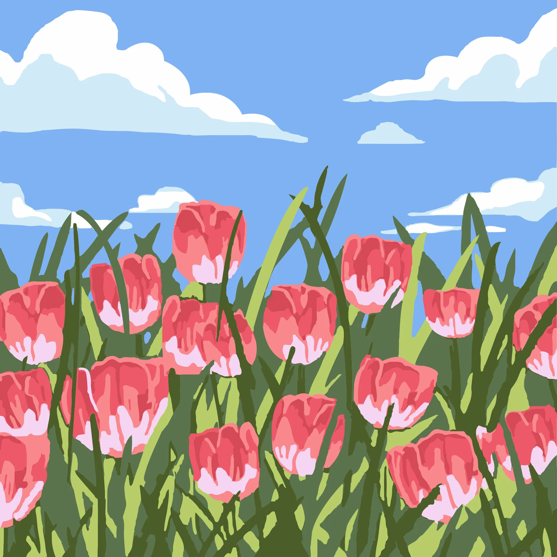 2768 Ann-Tulip diy digital oil painting oil painting acrylic flower painting explosion hand-filled landscape painting
2768 Ann-Tulip diy digital oil painting oil painting acrylic flower painting explosion hand-filled landscape painting