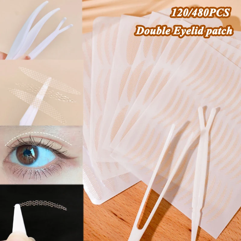 120/480PCS S/M/L Sweatproof Eyelid Sticker Waterproof Lace Eye Lift Strips Double Eyelids Self-adhesive Stickers Eye Tape Toolsm
120/480PCS S/M/L Sweatproof Eyelid Sticker Waterproof Lace Eye Lift Strips Double Eyelids Self-adhesive Stickers Eye Tape Toolsm