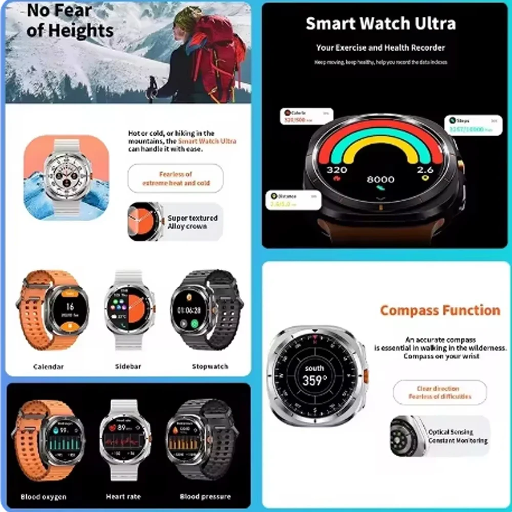 ZORDAI DT Watch Ultra Smart 4 ГБ