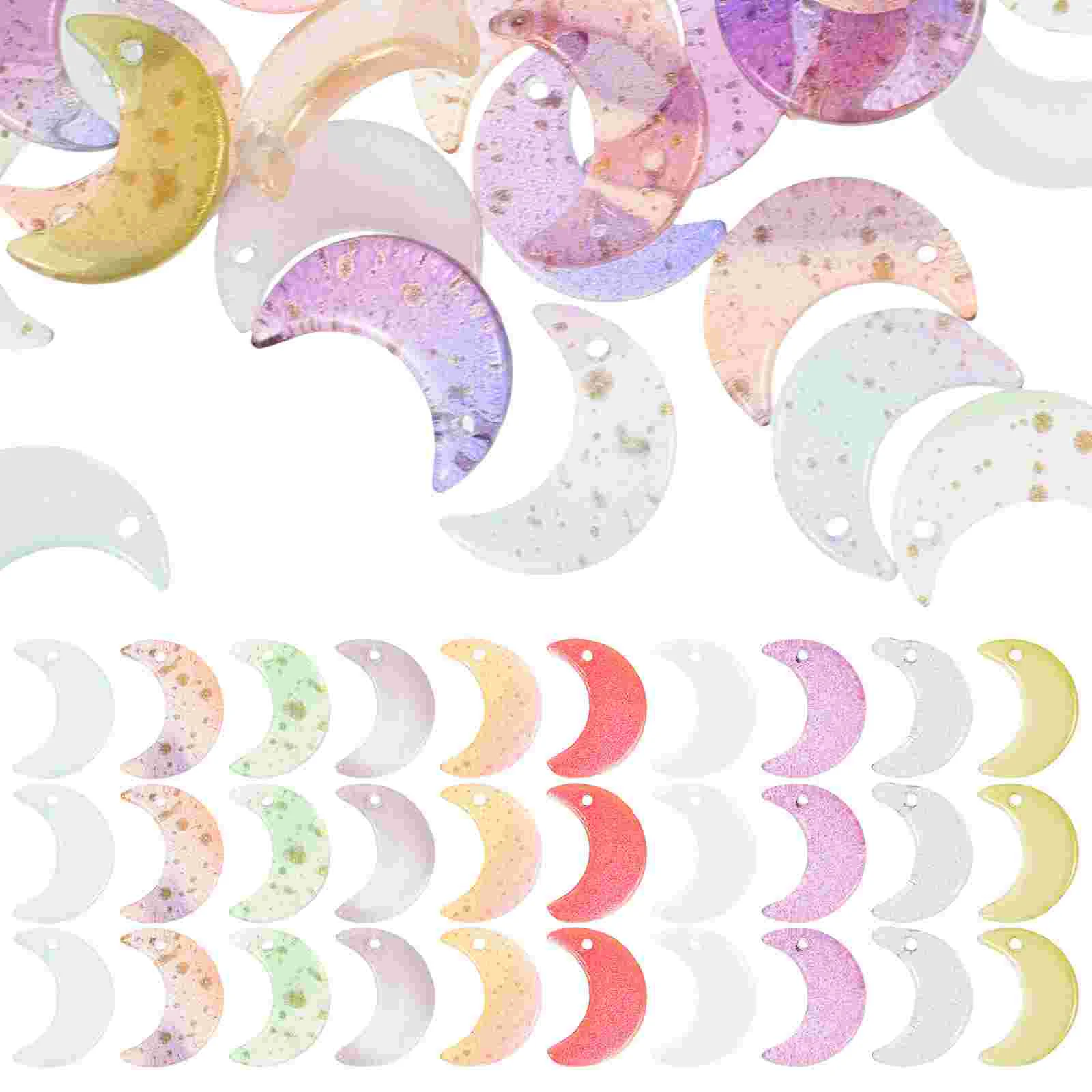 100 Pcs Moon Crescent Charm Pendant Charms Jewelry Making Glass Bulk Decorative
100 Pcs Moon Crescent Charm Pendant Charms Jewelry Making Glass Bulk Decorative