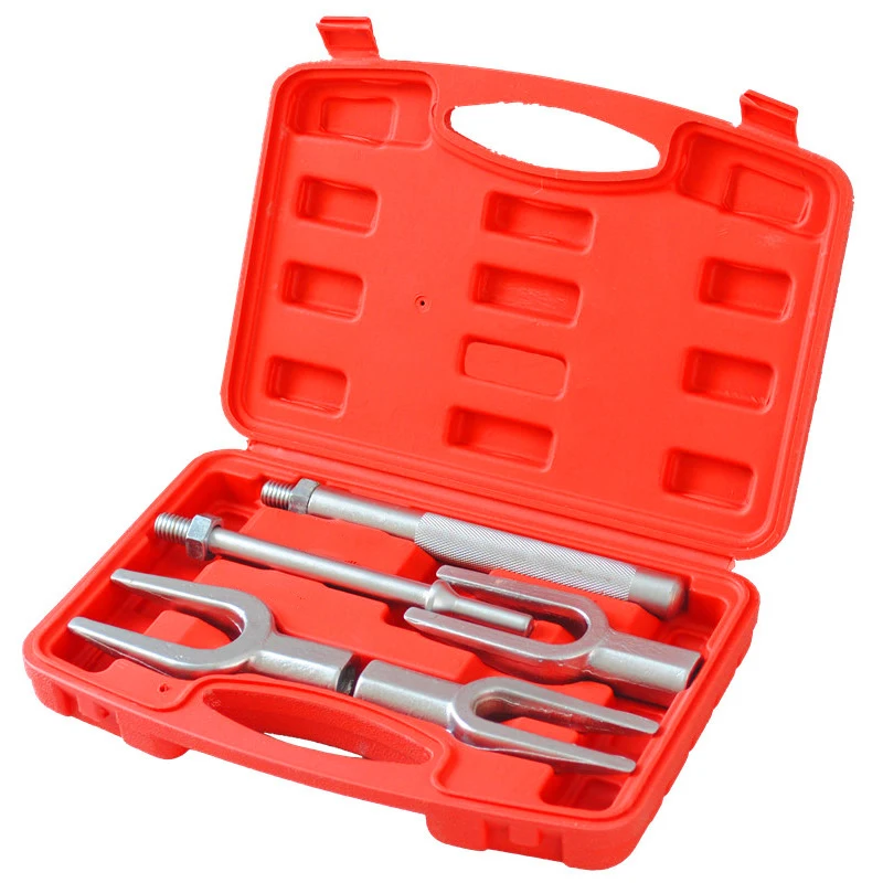 Набор инструментов для удаления шаровой головки, инструмент для удаления лома, шаровой головки, рулевой рычаг, тягач для удаления шаровой головки в машине
Набор инструментов для удаления шаровой головки, инструмент для удаления лома, шаровой головки, рулевой рычаг, тягач для удаления шаровой головки в машине