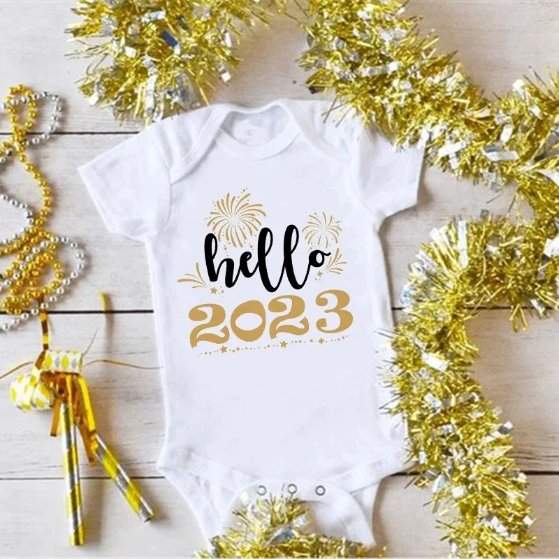 Hello 2023 Printed Baby Bodysuit New Year Party Infant Outfits Toddler Jumpsuit Newborn Winter Holiday Clothes Boys Girls Romper
Hello 2023 Printed Baby Bodysuit New Year Party Infant Outfits Toddler Jumpsuit Newborn Winter Holiday Clothes Boys Girls Romper