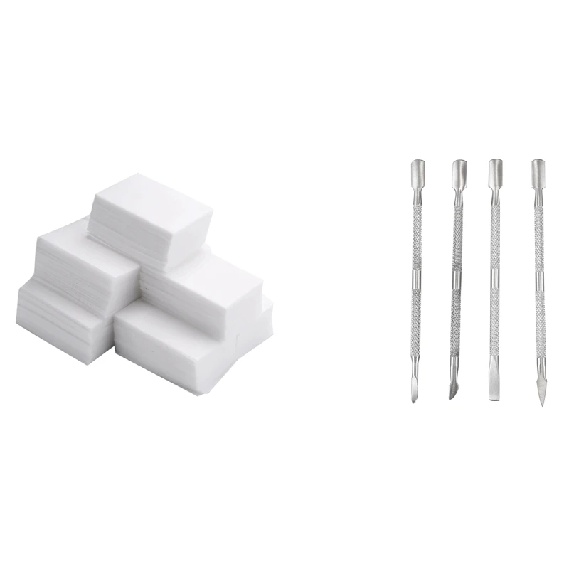 500 Pcs Nail Towel Gel Polish Remover Manicure & 4 Pcs Manicure Manicure Tool Steel Push Set Nail Care Manicure Pedicure
500 Pcs Nail Towel Gel Polish Remover Manicure & 4 Pcs Manicure Manicure Tool Steel Push Set Nail Care Manicure Pedicure