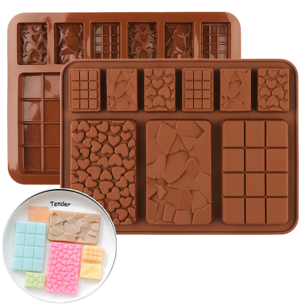 Silicone Chocolate Mold Jelly Block Bar Mold Epoxy Ice Tray Fondant Cake Decorating Candy Tool Break-Apart Chocolate Molds
Silicone Chocolate Mold Jelly Block Bar Mold Epoxy Ice Tray Fondant Cake Decorating Candy Tool Break-Apart Chocolate Molds