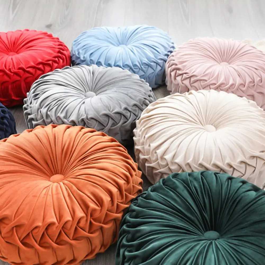 Seat Cushion Multi-use 8 Colors Comfortable Fold Pattern Round Wheel Pillow for Bed Pumpkin Pillow Throw Pillow
Seat Cushion Multi-use 8 Colors Comfortable Fold Pattern Round Wheel Pillow for Bed Pumpkin Pillow Throw Pillow