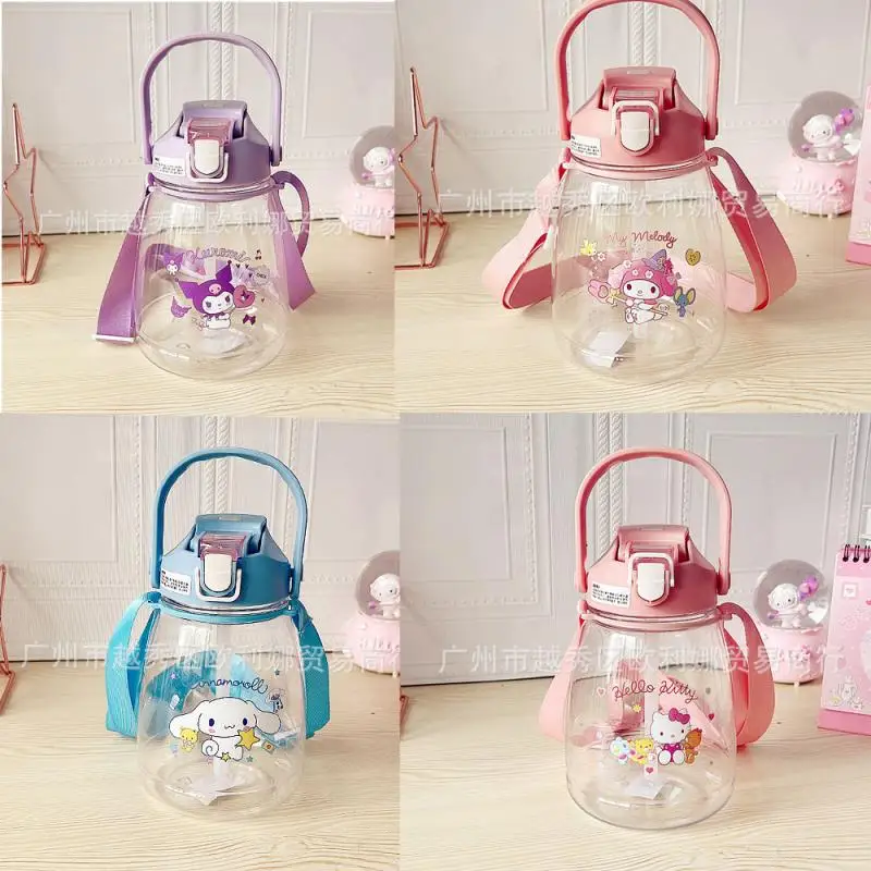 Sanrios Anime Kawaii My Melody Cinnamoroll Kuromi Hellokittys Xo Pochacco Sippy Cup Crossbody Large Capacity Water Bottle1300Ml
Sanrios Anime Kawaii My Melody Cinnamoroll Kuromi Hellokittys Xo Pochacco Sippy Cup Crossbody Large Capacity Water Bottle1300Ml