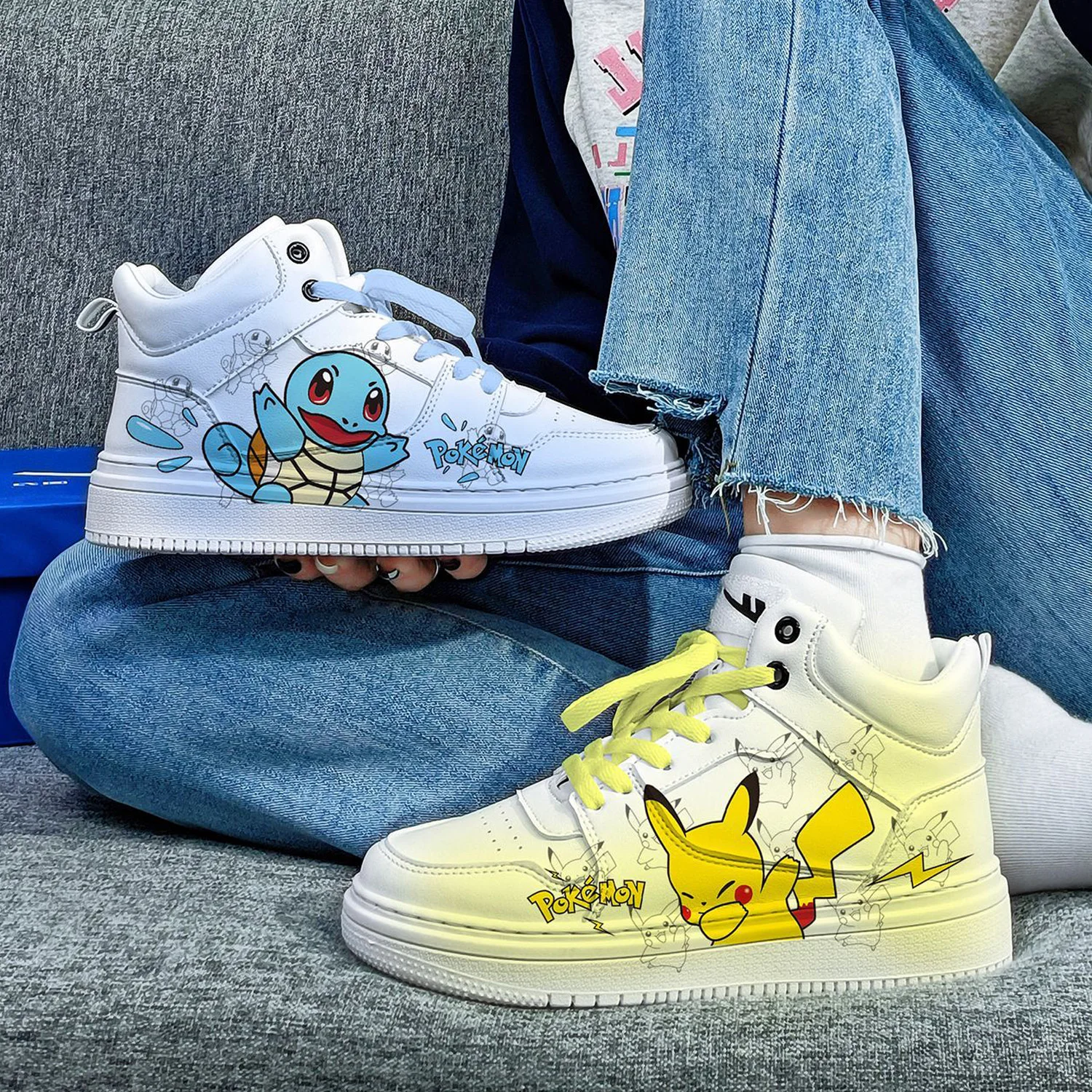 Anime Pokémon Pikachu Sneakers Kawaii Squirtle Psyduck Japanese Girls Heart Casual Shoes Cartoon Summer Board Shoes Men Gift
Anime Pokémon Pikachu Sneakers Kawaii Squirtle Psyduck Japanese Girls Heart Casual Shoes Cartoon Summer Board Shoes Men Gift