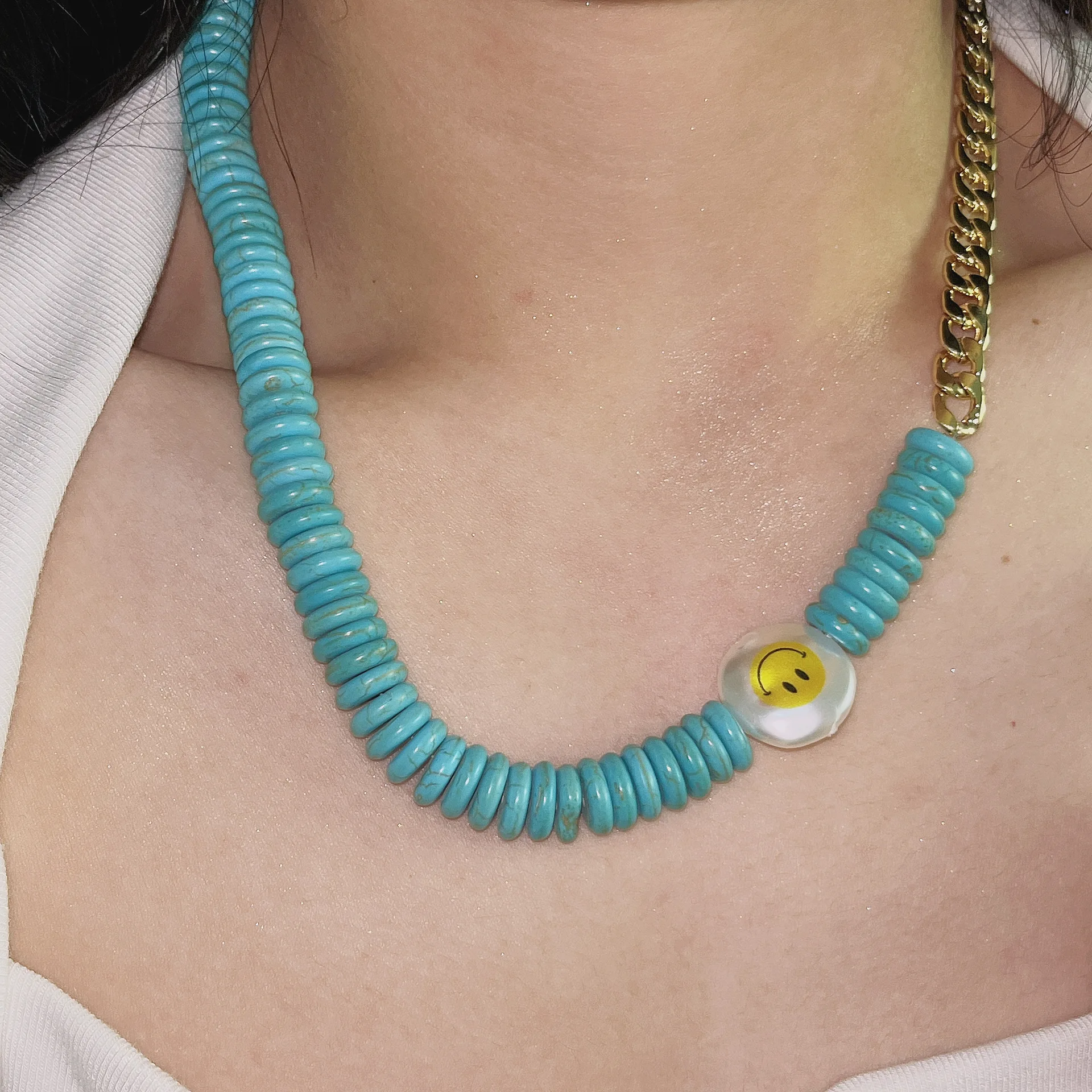 Новинка 2022 ожерелье из синего бисера Хип-хоп кубинский чокер с толстой цепочкой до ключиц для женщин
Новинка 2022 ожерелье из синего бисера Хип-хоп кубинский чокер с толстой цепочкой до ключиц для женщин