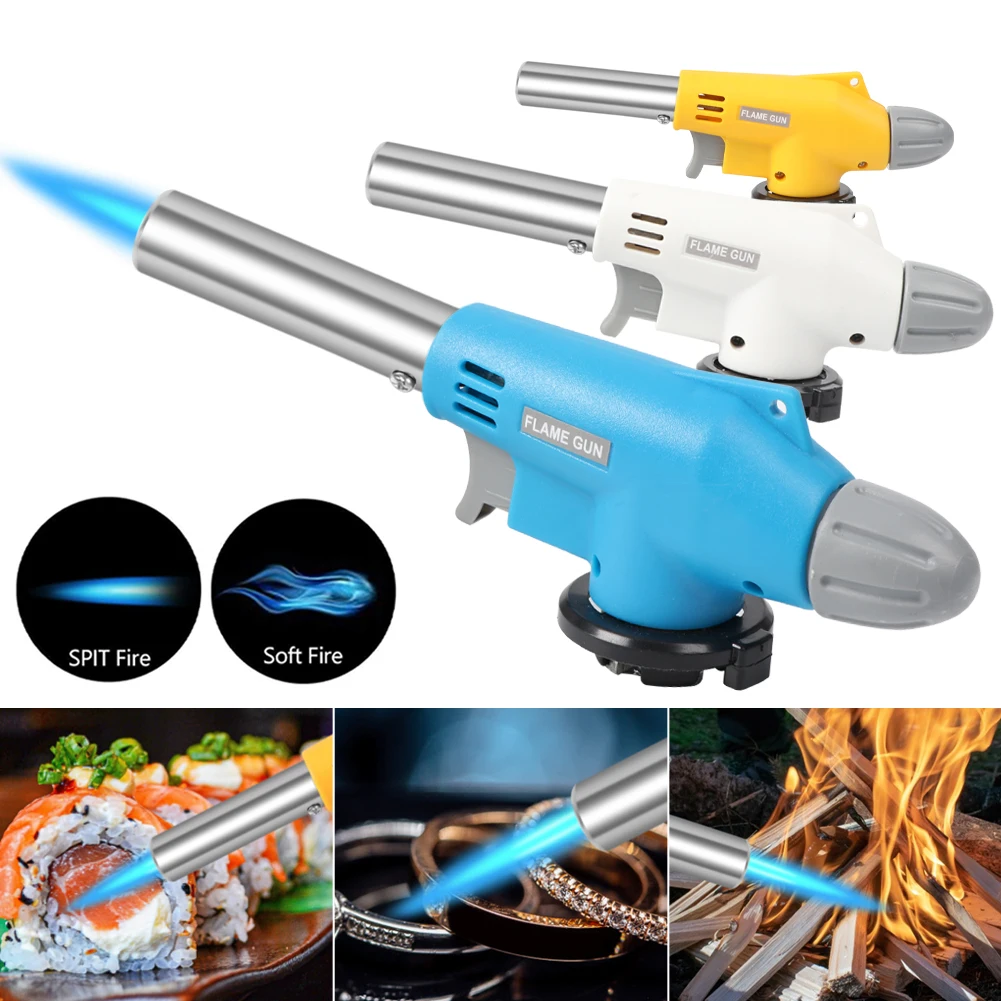 Mini Gas Kitchen Blow Torch Refillable Cooking Culinary Torch Lighter Cooking Professional Lighter For Desserts BBQ Soldering
Mini Gas Kitchen Blow Torch Refillable Cooking Culinary Torch Lighter Cooking Professional Lighter For Desserts BBQ Soldering