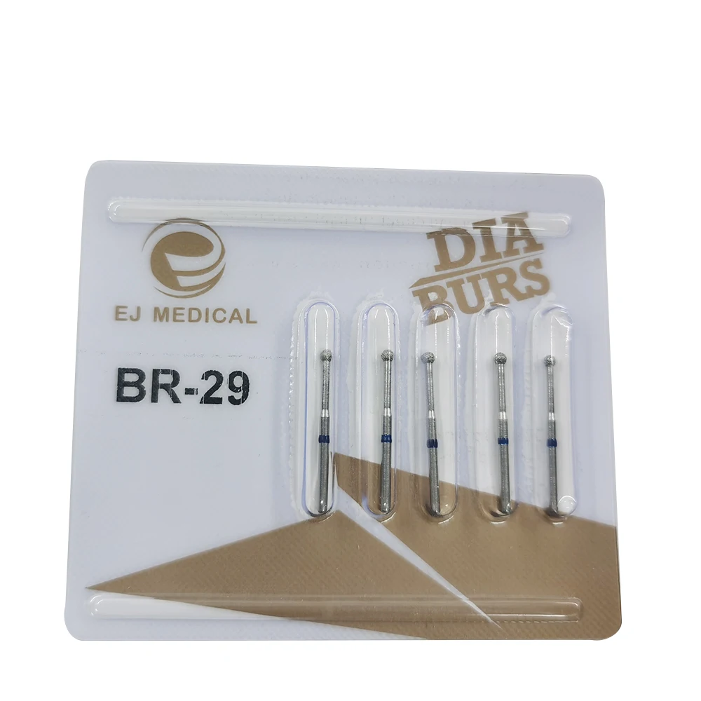 GHMall 5 Pieces BR-29 Round Type Dental Diamond Burs for Teeth Whitening 
GHMall 5 Pieces BR-29 Round Type Dental Diamond Burs for Teeth Whitening