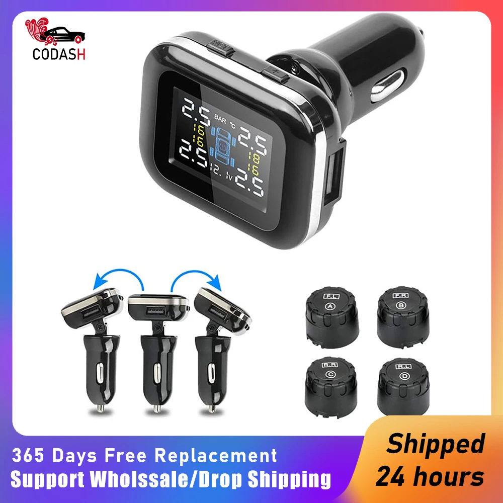 Car TPMS Cigarette Lighter Wireless TPMS Digital tpms Tire Pressure Alarm System 4 External Internal Sensor Universal
Car TPMS Cigarette Lighter Wireless TPMS Digital tpms Tire Pressure Alarm System 4 External Internal Sensor Universal