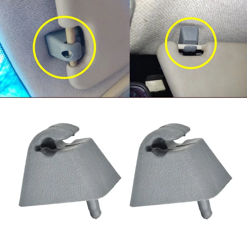 2x Grey Car Sun Visor Holder Bracket Clip for Opel Vauxhall Vectra Vivaro A Astra F Corsa Combo B Carlton Tigra Senator Cavalier
2x Grey Car Sun Visor Holder Bracket Clip for Opel Vauxhall Vectra Vivaro A Astra F Corsa Combo B Carlton Tigra Senator Cavalier