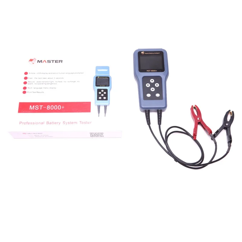 12V 24V Battery Tester 12V Lead Acid GEL Cell Auto Electric Charge System Tester Automobile Diagnostic No Printer MST-8000
12V 24V Battery Tester 12V Lead Acid GEL Cell Auto Electric Charge System Tester Automobile Diagnostic No Printer MST-8000