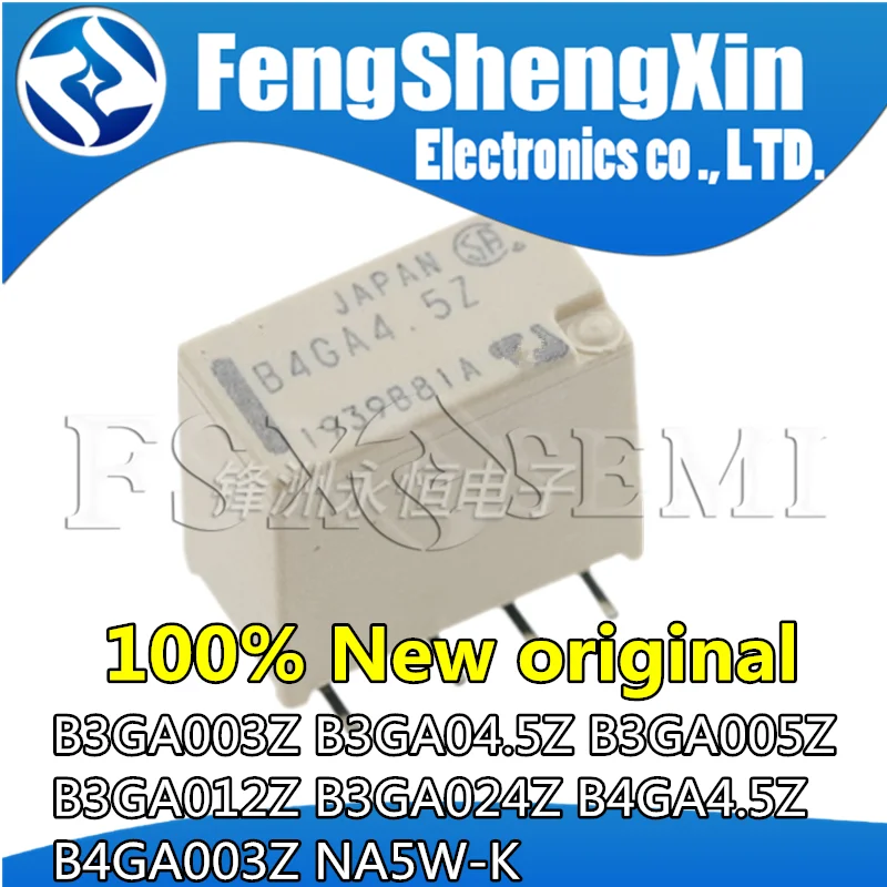 Реле диаметром 5 В, 10 шт., B3GA003Z, B3GA04.5Z, B3GA005Z, B3GA012Z, B3GA024Z, B4GA4.5Z, B4GA003Z
Реле диаметром 5 В, 10 шт., B3GA003Z, B3GA04.5Z, B3GA005Z, B3GA012Z, B3GA024Z, B4GA4.5Z, B4GA003Z