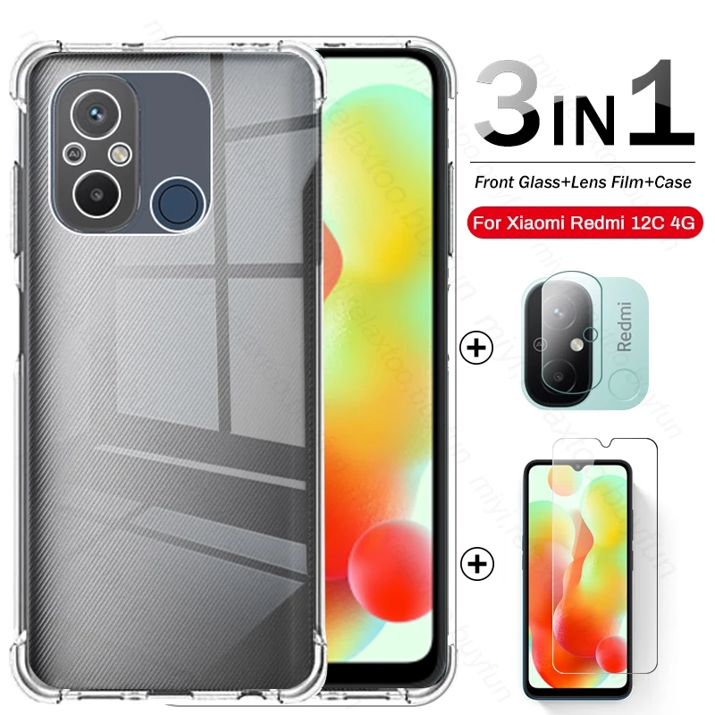 1To3 Redmy 12C Case + Camera Screen Protector Tempered Glass For Xiaomi Redmi12C Redmi 12C 12 C C12 4G 2023 6.71" Protect Fundas
1To3 Redmy 12C Case + Camera Screen Protector Tempered Glass For Xiaomi Redmi12C Redmi 12C 12 C C12 4G 2023 6.71" Protect Fundas