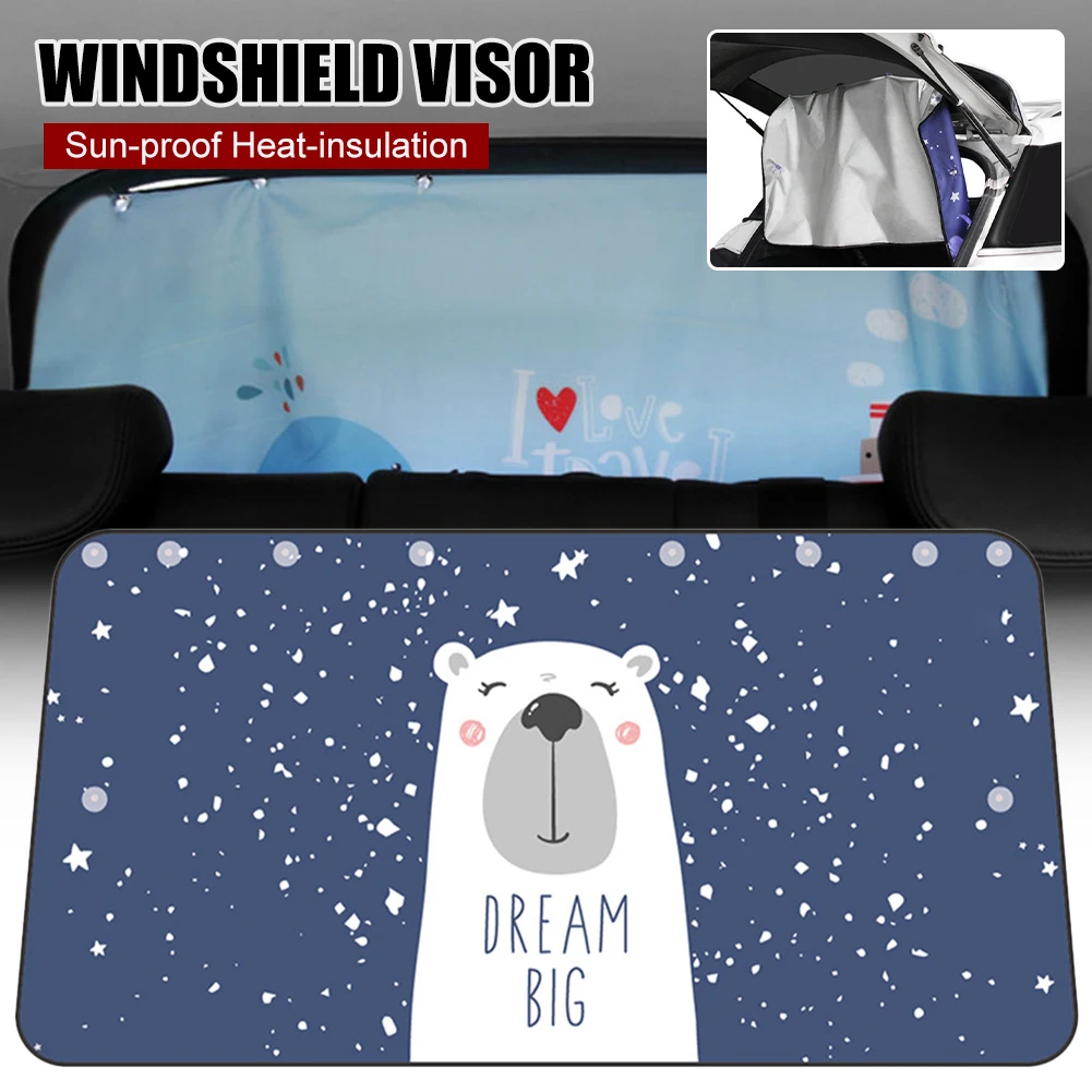 New Universal Car Rear Windshield Sun Shade Visor Car Window Cover Sunscreen UV Protection Suction Cup Shade for Car Sedan Truck
New Universal Car Rear Windshield Sun Shade Visor Car Window Cover Sunscreen UV Protection Suction Cup Shade for Car Sedan Truck