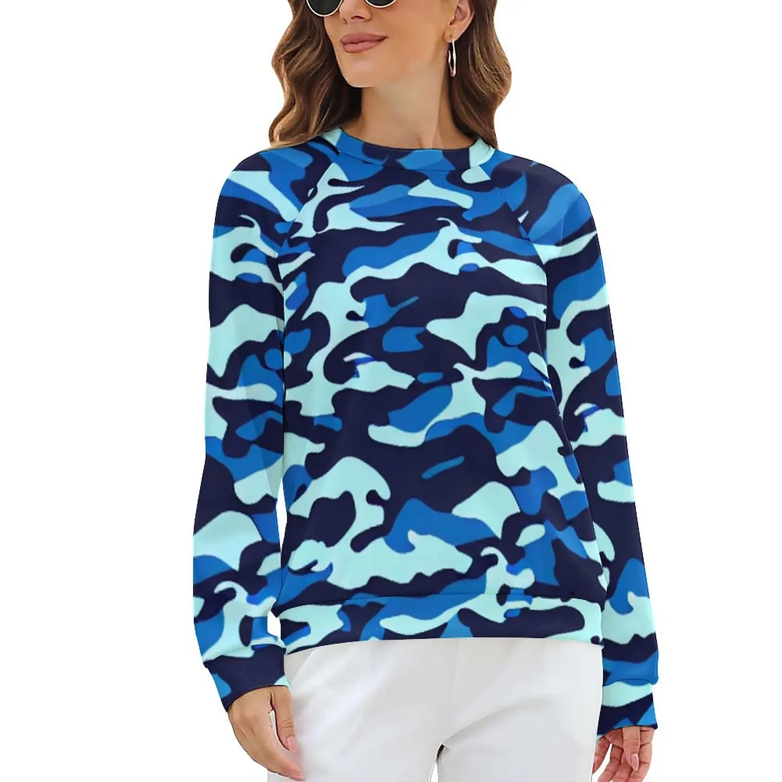 Blue Camo Print Hoodies Army Camouflage Harajuku Oversized Hoodie Women Long Sleeve Kawaii Design Casual Clothing
Blue Camo Print Hoodies Army Camouflage Harajuku Oversized Hoodie Women Long Sleeve Kawaii Design Casual Clothing