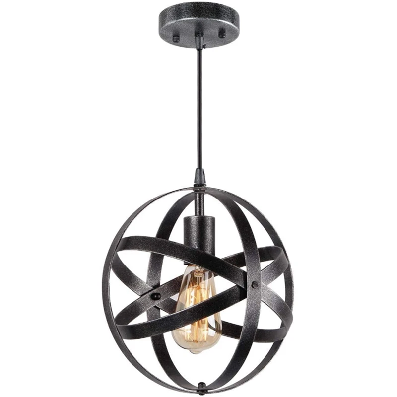 Nordic Antique Creative Black Round Earth Chandelier Retro American Industrial Bar Chandelier
Nordic Antique Creative Black Round Earth Chandelier Retro American Industrial Bar Chandelier