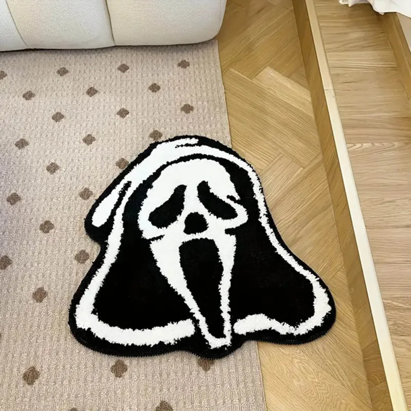 Halloween Ghost Face Carpet Horror Movie Characters Irregular Door Mat Non Slip Carpet Rug Living Room Entrance Rug Home Decor
Halloween Ghost Face Carpet Horror Movie Characters Irregular Door Mat Non Slip Carpet Rug Living Room Entrance Rug Home Decor