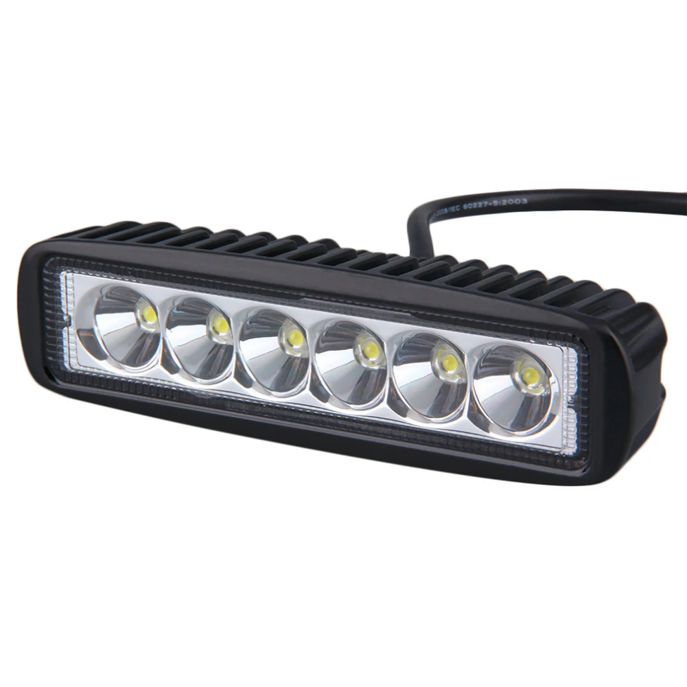 Car Lights Work Lamp 1200LM 12V 18W 6000K Plastic+LED Universal 6LED Car Work Light Automobile Truck Driving Lamp
Car Lights Work Lamp 1200LM 12V 18W 6000K Plastic+LED Universal 6LED Car Work Light Automobile Truck Driving Lamp