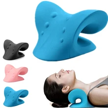 Neck Shoulder Stretcher Neck Pain releaser Cervical Traction Device Pillow for Pain Relief Cervical Spine Alignment