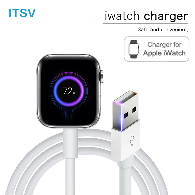 Portable Wireless Charger for IWatch Magnetic Charging Dock Station USB/C Charger Cable for Apple Watch Series 7 6 5 4 SE3 2 1
Portable Wireless Charger for IWatch Magnetic Charging Dock Station USB/C Charger Cable for Apple Watch Series 7 6 5 4 SE3 2 1