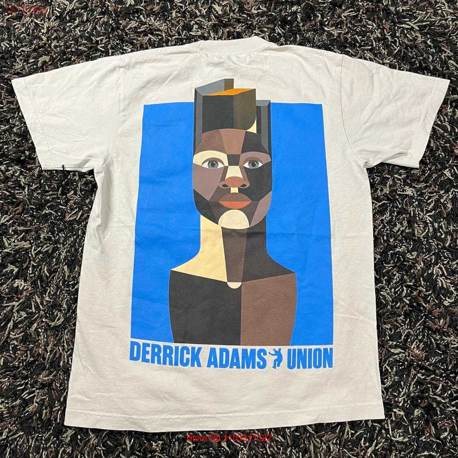 DERRICK ADAMS X UNION SHOW художественная галерея футболка размер мужской SZ маленький новый