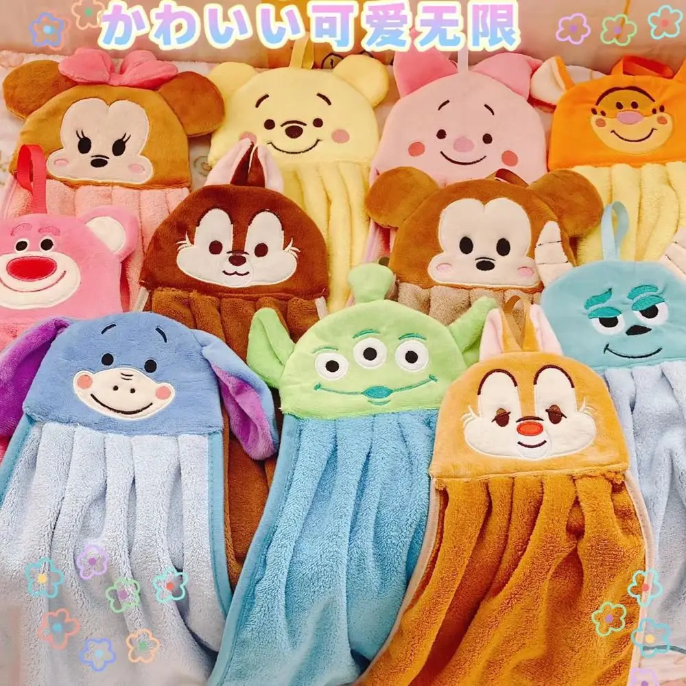 Disney Plush Mickey Minnie Mouse Pooh Bear Lotso Cartoon Plush Towel Kawaii Hanging Home Bathroom Absorbent Towel Girl Gift Toy
Disney Plush Mickey Minnie Mouse Pooh Bear Lotso Cartoon Plush Towel Kawaii Hanging Home Bathroom Absorbent Towel Girl Gift Toy
