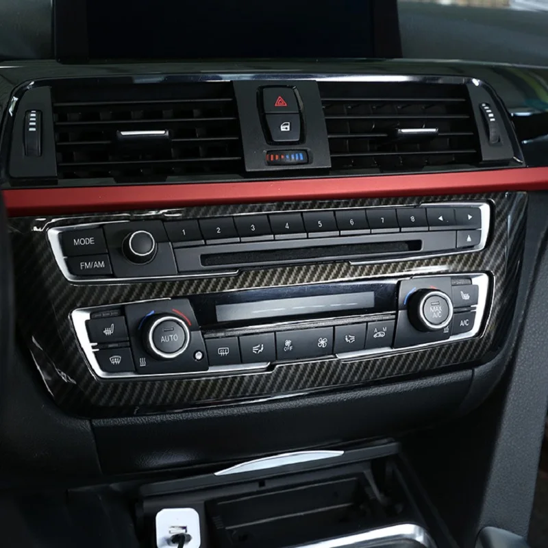 Car Styling For BMW 3 4 Series GT F30 F32 F34 2013-2018 ABS Carbon Fiber Auto Air Conditioning CD Console Panel Cover Trim
Car Styling For BMW 3 4 Series GT F30 F32 F34 2013-2018 ABS Carbon Fiber Auto Air Conditioning CD Console Panel Cover Trim