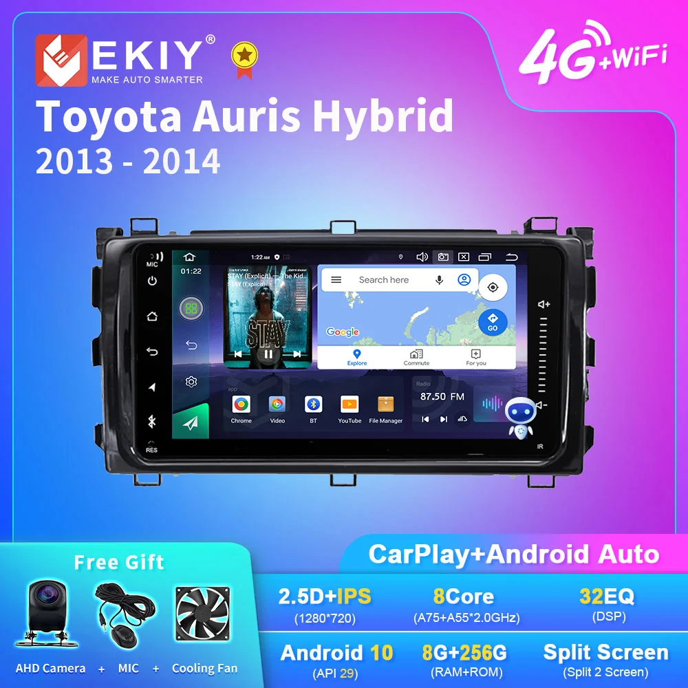 EKIY Q7 Android 10 автомобильный радиоприемник для Toyota Auris Hybrid 2013 2014 стерео Мультимедийный видеоплеер автонавигация GPS No 2din DVD HU
EKIY Q7 Android 10 автомобильный радиоприемник для Toyota Auris Hybrid 2013 2014 стерео Мультимедийный видеоплеер автонавигация GPS No 2din DVD HU