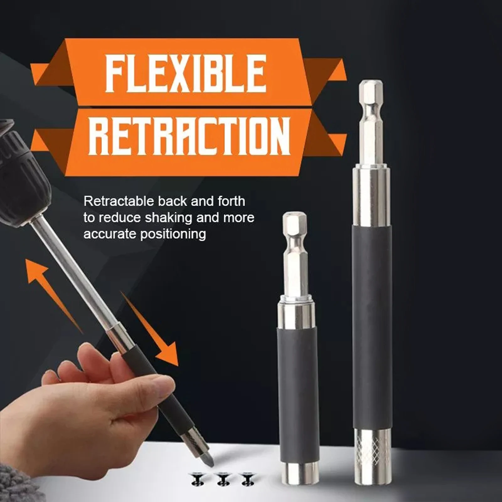 Hexagonal Telescopic Connecting Rod Telescopic Hexagonal Joint Bar Adjustable Bit Holder Drill For Hand Electric Screwdrive And 
Hexagonal Telescopic Connecting Rod Telescopic Hexagonal Joint Bar Adjustable Bit Holder Drill For Hand Electric Screwdrive And