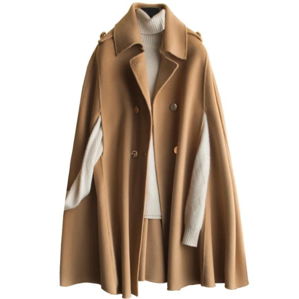 Double-sided cashmere coat women long British cape woolen coat autumn and winter a word woolen coat wintwr coat women
Double-sided cashmere coat women long British cape woolen coat autumn and winter a word woolen coat wintwr coat women