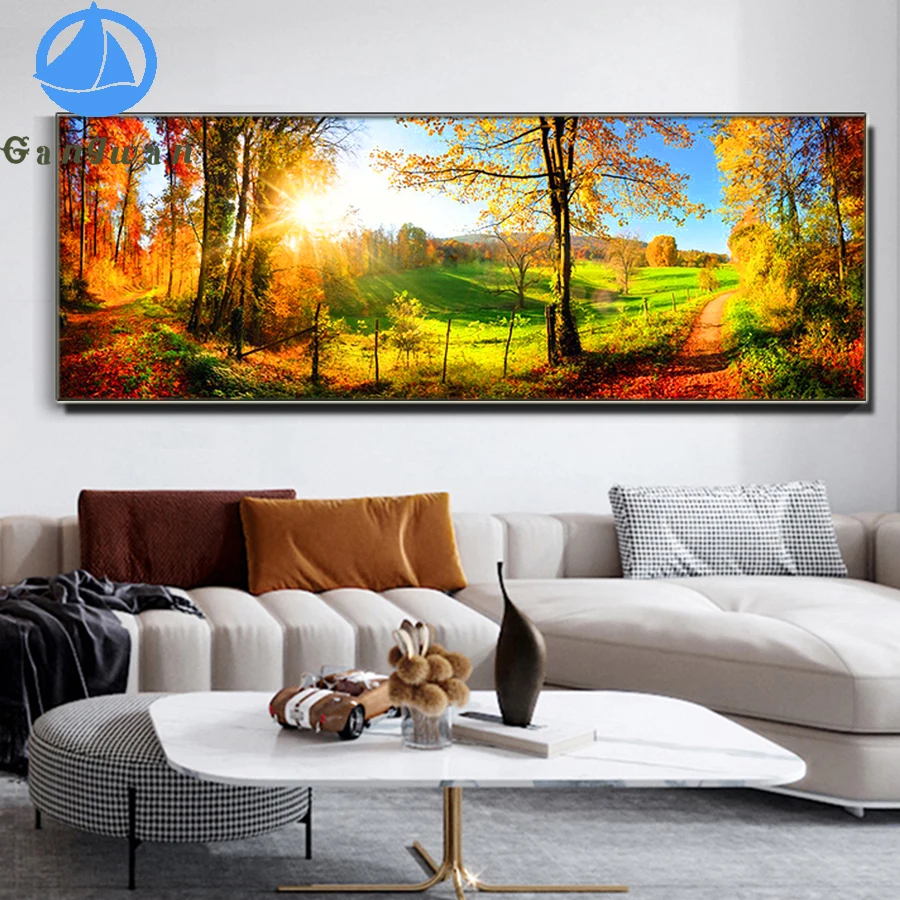 Forest Path Landscape Diamond Painting yellow tree Diamond Embroidery sunrise Full Square Diamond Mosaic Picture Of Rhinestones
Forest Path Landscape Diamond Painting yellow tree Diamond Embroidery sunrise Full Square Diamond Mosaic Picture Of Rhinestones