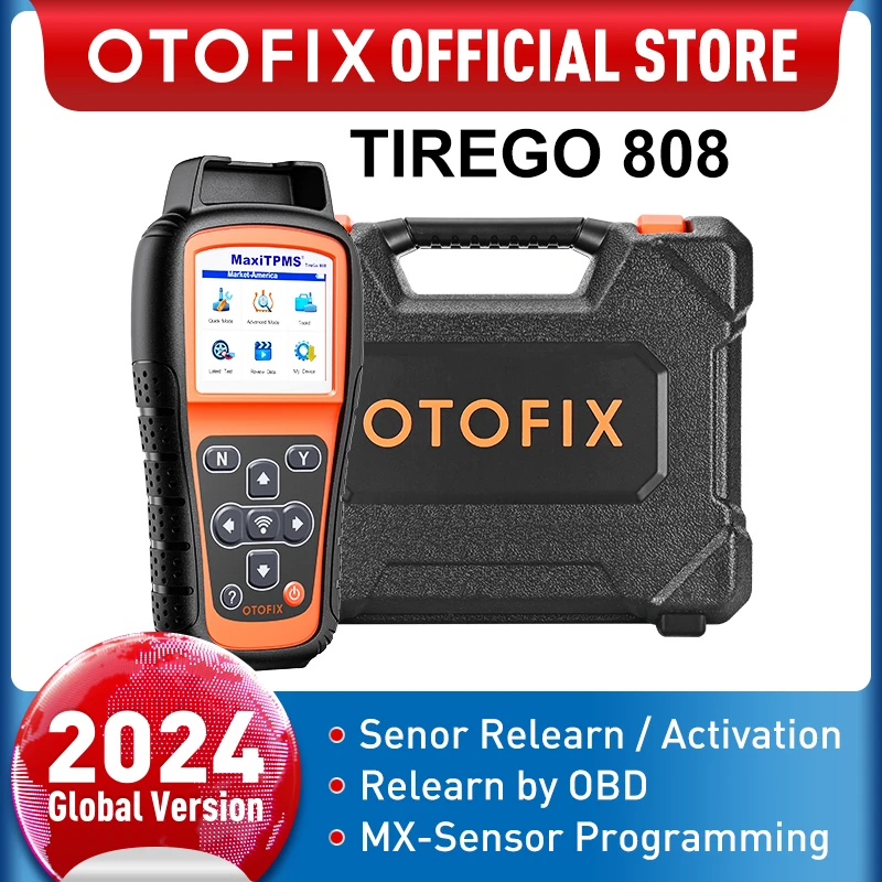 Программируемый инструмент OTOFIX TireGo 808 TPMS, инструмент для переобучения TPMS, программа активации всех датчиков, MX-Sensor 315, 433 МГц, датчик давления в шинах
Программируемый инструмент OTOFIX TireGo 808 TPMS, инструмент для переобучения TPMS, программа активации всех датчиков, MX-Sensor 315, 433 МГц, датчик давления в шинах