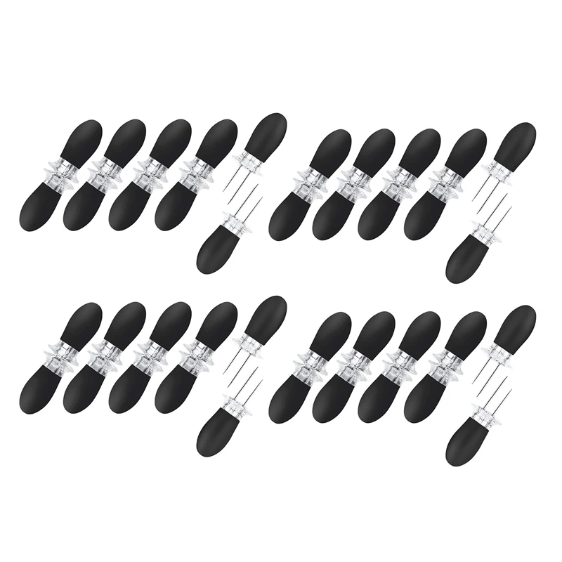 20Pcs/10 Pairs Corn Holders Portable Fruit Holder Barbecue Supplies Stainless Steel Corn On The Cob BBQ Fork Skewers
20Pcs/10 Pairs Corn Holders Portable Fruit Holder Barbecue Supplies Stainless Steel Corn On The Cob BBQ Fork Skewers