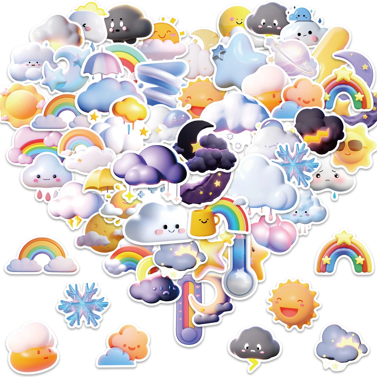 10/55pcs Stickers 3D Weather Sunny Rainy Fun Graffiti Skateboard Waterproof Suitcase Luggage DIY Laptop Car Stickers Decals 
10/55pcs Stickers 3D Weather Sunny Rainy Fun Graffiti Skateboard Waterproof Suitcase Luggage DIY Laptop Car Stickers Decals