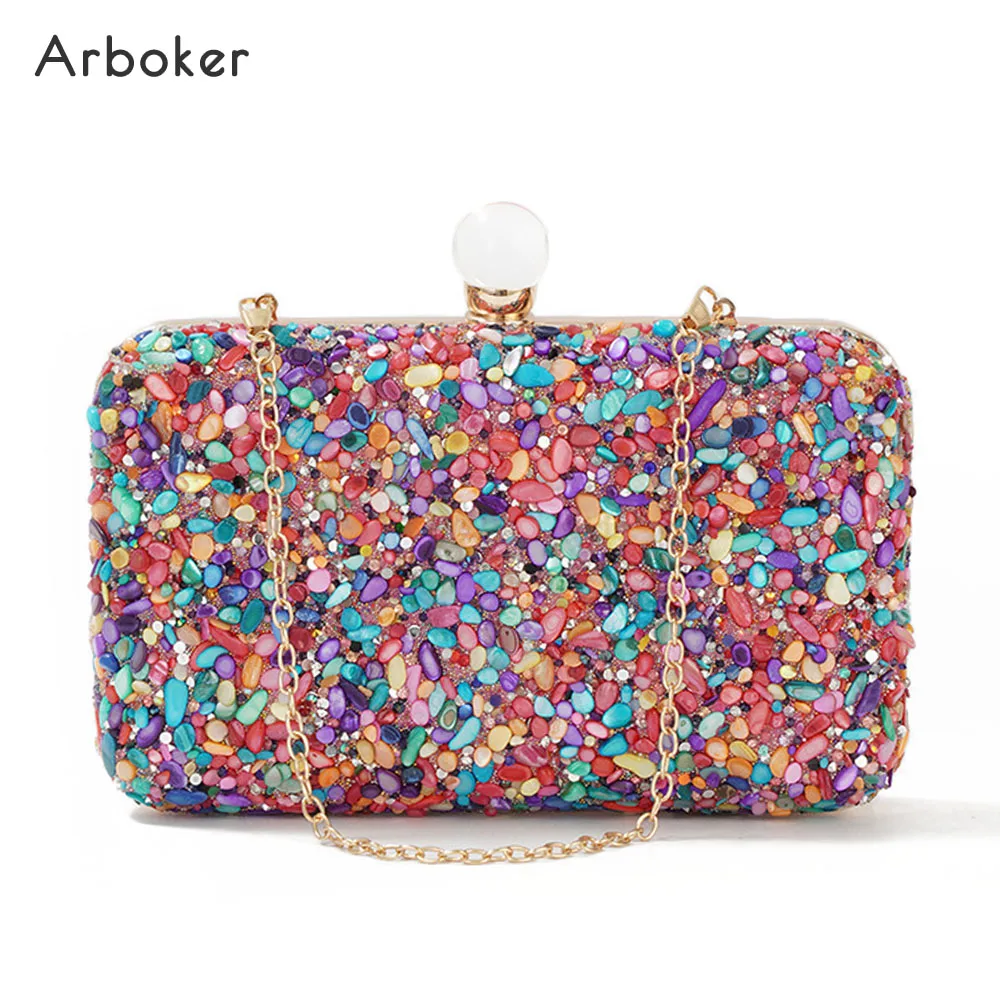 Multicolor Stone Evening Bag Women Crystal Dinner Party Clutches Fashion Female Chain Hand Bags Ladies Luxury Long Purse Bolsa
Multicolor Stone Evening Bag Women Crystal Dinner Party Clutches Fashion Female Chain Hand Bags Ladies Luxury Long Purse Bolsa