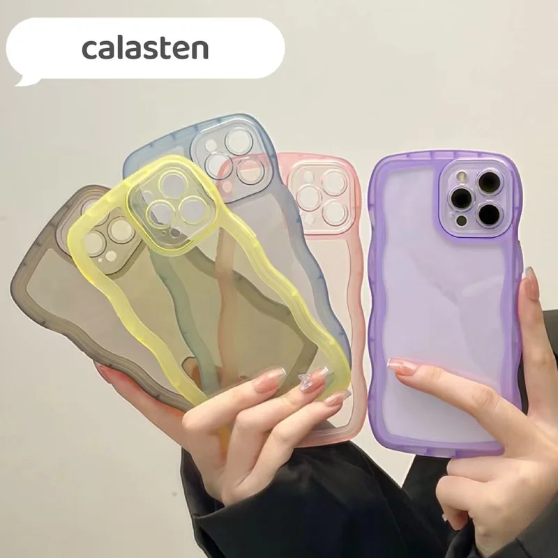 Luxury Colors Wavy Silicone Transparent Phone Case For Huawei P50 P40 P30 Pro Mate 30 Nova 9 8 7 se Honor 60 Fashion Soft Cover
Luxury Colors Wavy Silicone Transparent Phone Case For Huawei P50 P40 P30 Pro Mate 30 Nova 9 8 7 se Honor 60 Fashion Soft Cover