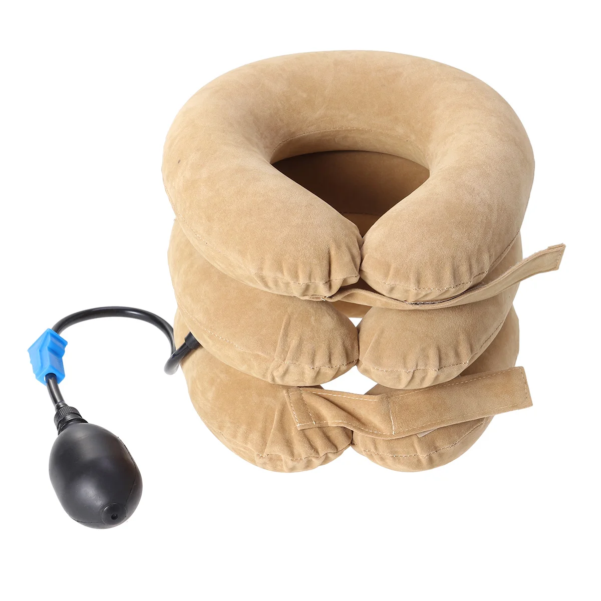 1pc Portable Full Lint Three-tier Three-pipe Inflatable Handle Cervical Vertebra Tractor Neck Massager (Dark Blue) 
1pc Portable Full Lint Three-tier Three-pipe Inflatable Handle Cervical Vertebra Tractor Neck Massager (Dark Blue)
