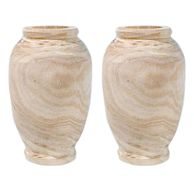 2X Wooden Vase Decoration Living Room Table Solid Wood Ware Flower Bottle Ornament Home Decoration
2X Wooden Vase Decoration Living Room Table Solid Wood Ware Flower Bottle Ornament Home Decoration