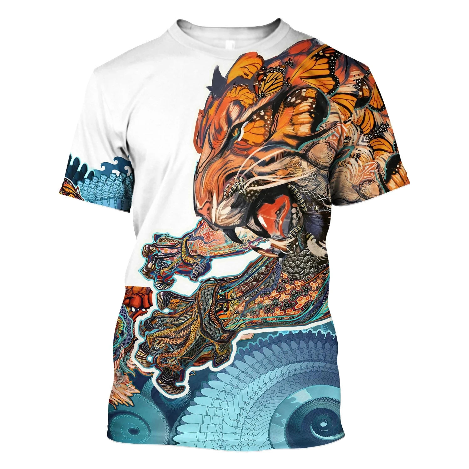 3D Tiger Print T Shirt For Men Boutique Animal Graphic T-Shirts Summer Trend Harajuku Oversized Short Sleeve Casual O-neck Tops
3D Tiger Print T Shirt For Men Boutique Animal Graphic T-Shirts Summer Trend Harajuku Oversized Short Sleeve Casual O-neck Tops