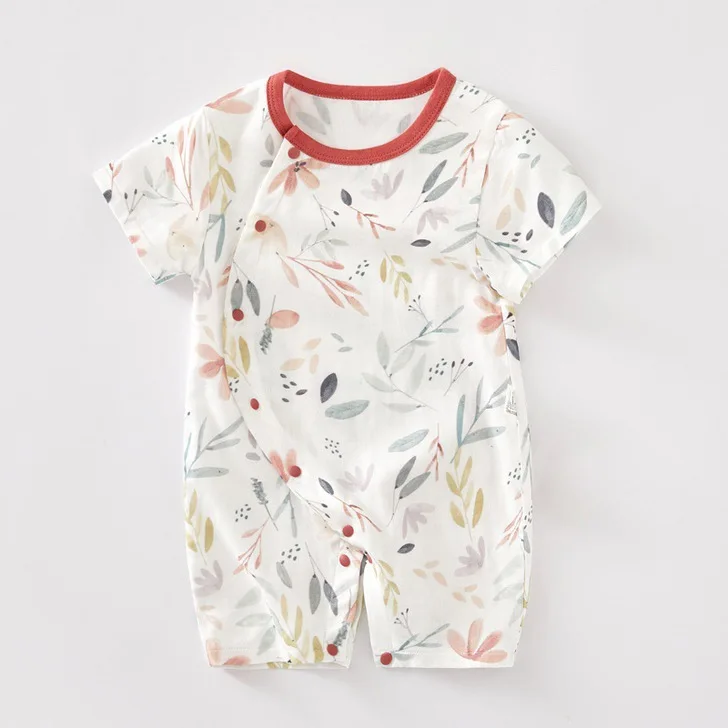 Newborn baby jumpsuit spring and summer short-sleeved baby rompers male and female baby bamboo short-sleeved romper
Newborn baby jumpsuit spring and summer short-sleeved baby rompers male and female baby bamboo short-sleeved romper