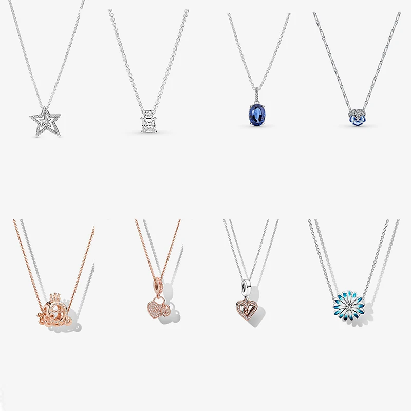 Sapphire Pentagram Heart Charm Pandora 95 Sterling Silver Necklace High Imitation Genuine DIY Precision Fashion Luxury Ladies
Sapphire Pentagram Heart Charm Pandora 95 Sterling Silver Necklace High Imitation Genuine DIY Precision Fashion Luxury Ladies