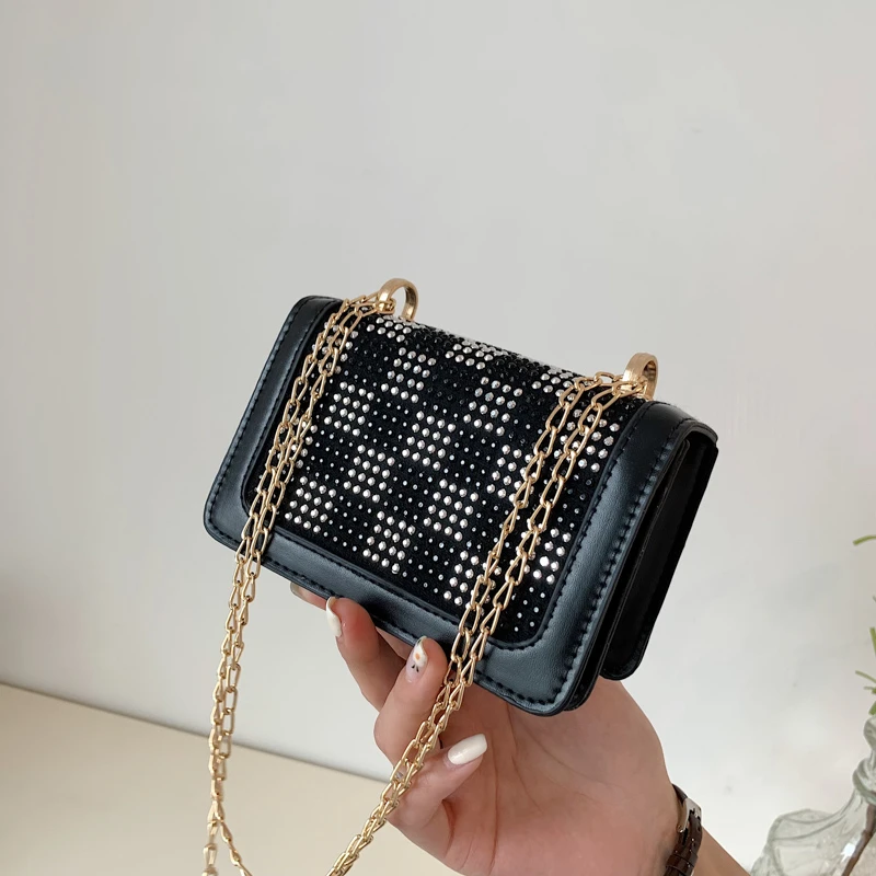 Mini Tote Bag Diamond Flip Messenger Crossbody Bag Female Simple Shoulder Bag Small Square Lady Handbag
Mini Tote Bag Diamond Flip Messenger Crossbody Bag Female Simple Shoulder Bag Small Square Lady Handbag
