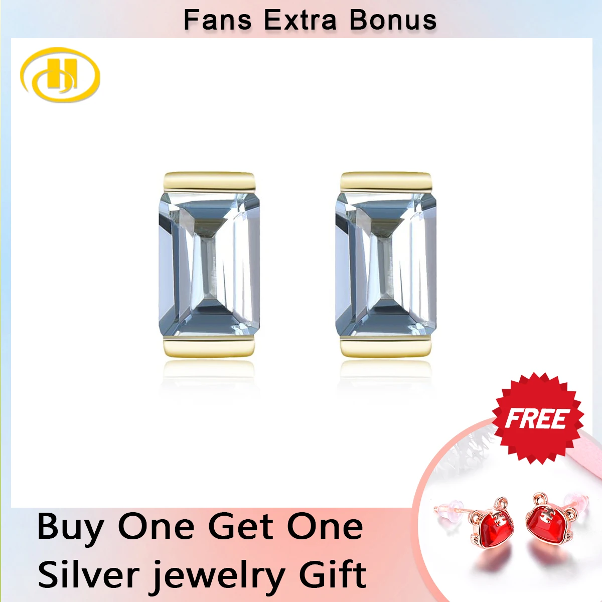 Natural Aquamarine 9K Gold Stud Earring 1.16 Carat Gemstone Women Fine Jewelry Classic Style Top Quality Gift for Christmas
Natural Aquamarine 9K Gold Stud Earring 1.16 Carat Gemstone Women Fine Jewelry Classic Style Top Quality Gift for Christmas