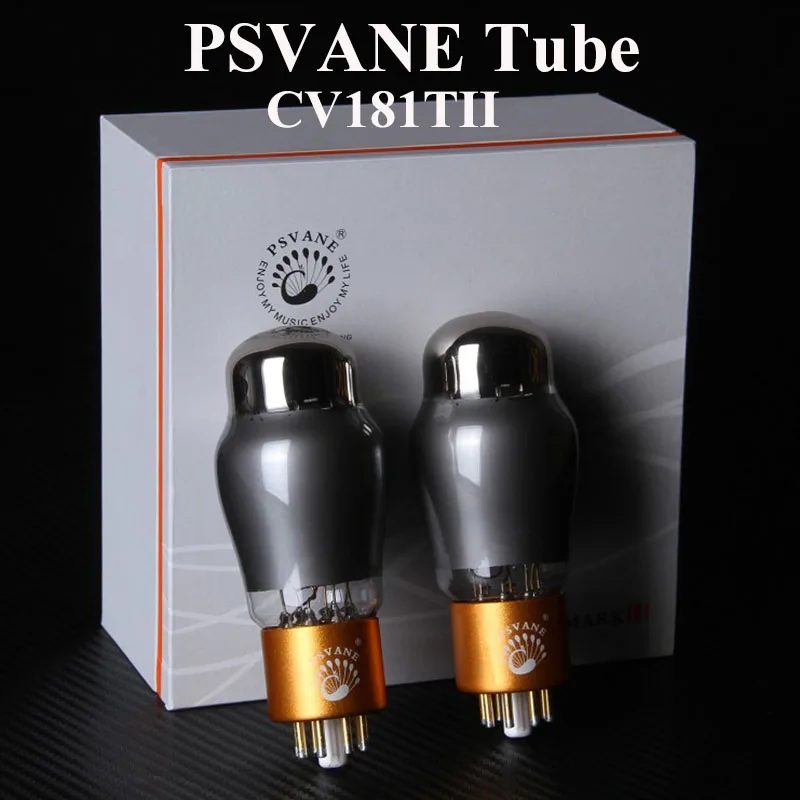

PSVANE Tube CV181-TII Classic Edition Replace 6N8P 6SN7GT Factory Matching Pair for Vacuum Tube Amplifier HIFI Amplifier Audio