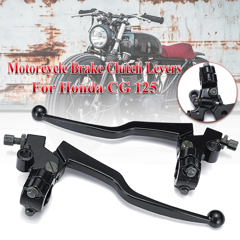 Pair Motorcycle Brake Clutch Levers Black For Honda CG 125 Aluminum Alloy Motorbike Brake & Clutch Lever Cable Front Brake
Pair Motorcycle Brake Clutch Levers Black For Honda CG 125 Aluminum Alloy Motorbike Brake & Clutch Lever Cable Front Brake