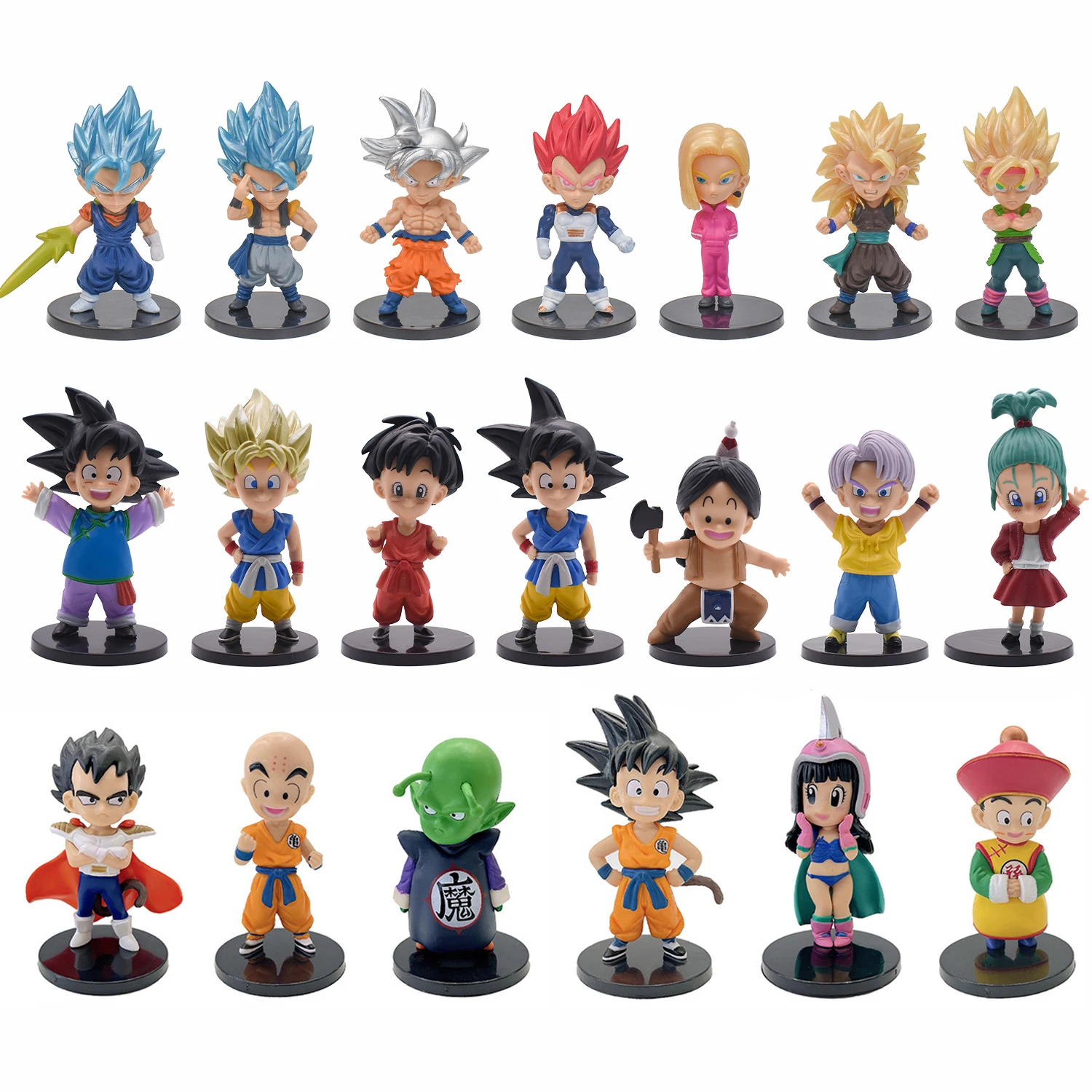 6/7Pcs Dragon Ball Z Son Goku Gohan Vegeta Android Lazuli Ultra Instinct Action Figure Model Toys Halloween Gift Cake Decoration
6/7Pcs Dragon Ball Z Son Goku Gohan Vegeta Android Lazuli Ultra Instinct Action Figure Model Toys Halloween Gift Cake Decoration