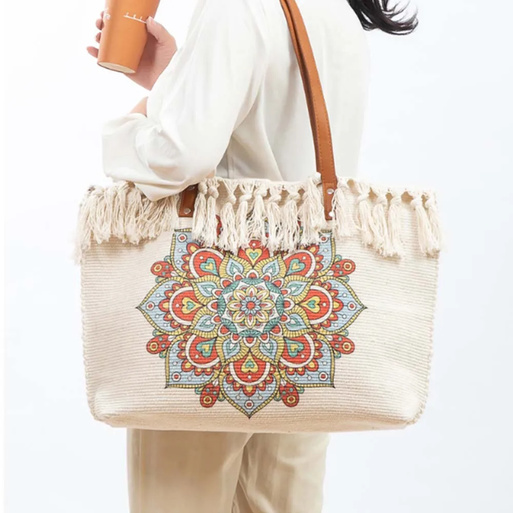 Fashion Canvas Tote Bags Women Vintage Bohemian Shoulder Bag Ladies Casual Versatile Tribal Ibiza Style Large Capacity Handbags
Fashion Canvas Tote Bags Women Vintage Bohemian Shoulder Bag Ladies Casual Versatile Tribal Ibiza Style Large Capacity Handbags